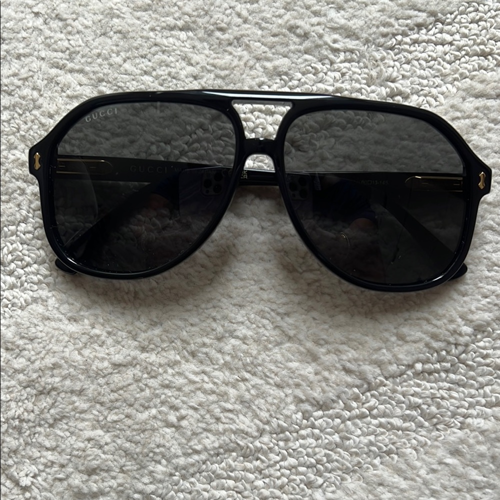 Gucci Dark Aviator Sunglasses